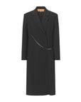 stine goya Straight Long Sleeve Coat black