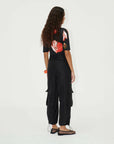 stine goya chrissy pants jet black on figure back