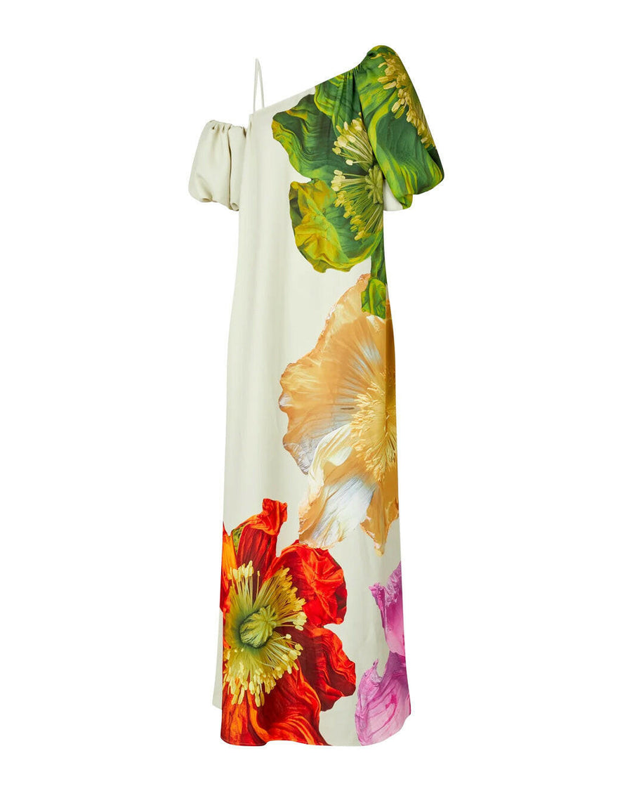 stine goya payton dress poppies bloom white floral