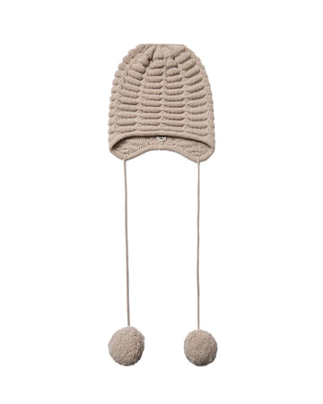 the garment pom pom hat toast tan