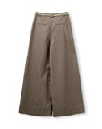 the garment Cassano Wide Pants smoke brown back