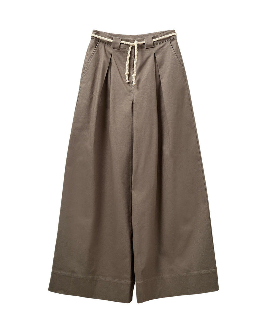 the garment Cassano Wide Pants smoke brown