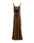 the garment Catania String Dress olive back