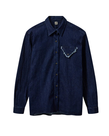 the garment merci shirt dark denim