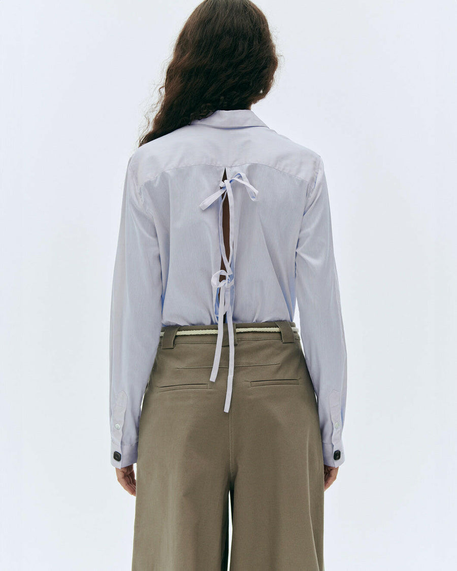 the garment Palemela Shirt blue on figure back