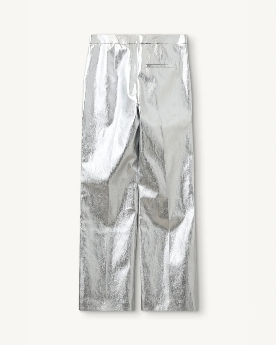 the garment andy pants silver back