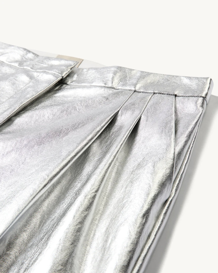 the garment andy pants silver detail