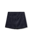 the garment enya mini skirt dark denim back