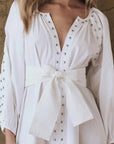 the great The Bodega Dress With Studs white front