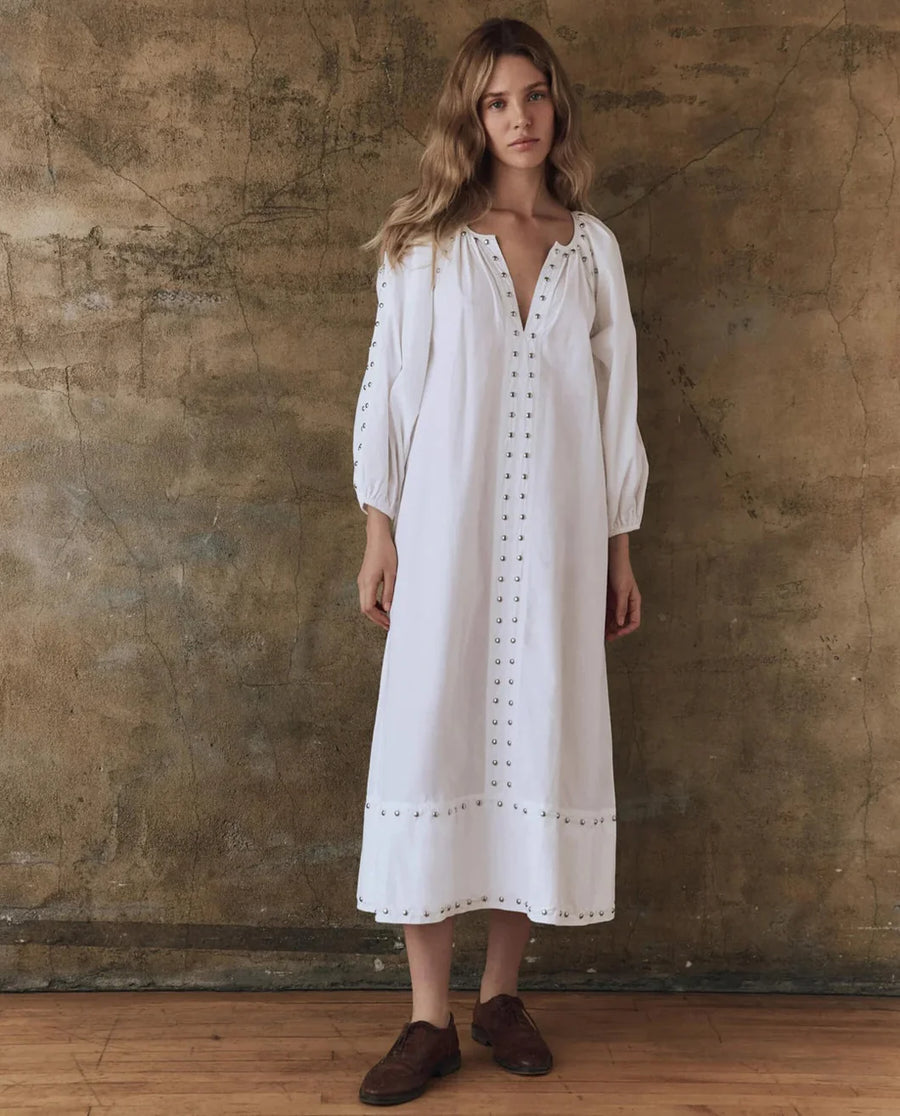 the great The Bodega Dress With Studs white front