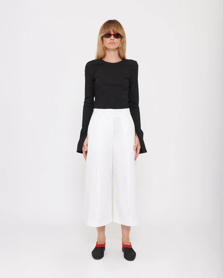 the latest studio beba pant white front