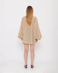the latest studio biro sand over shirt dress back