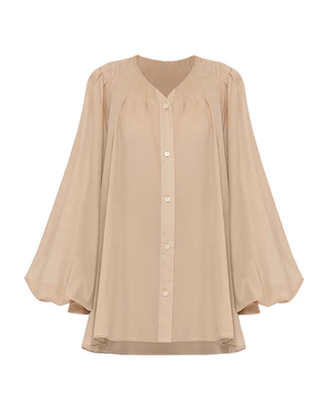 the latest studio biro sand over shirt dress 
