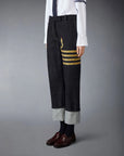 thom browne lunar new year denim trouser on figure side