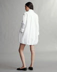 twp lunch at lou lou dress white on figure back