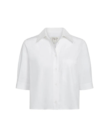 TWP short lived shirt white