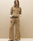 twp styles pant camel on figure front