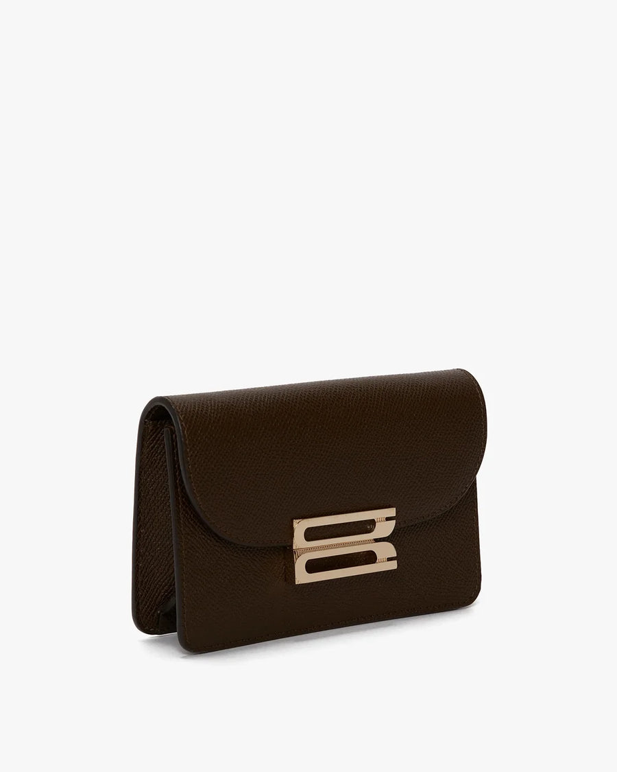 victoria beckham b buckle nano bag khaki