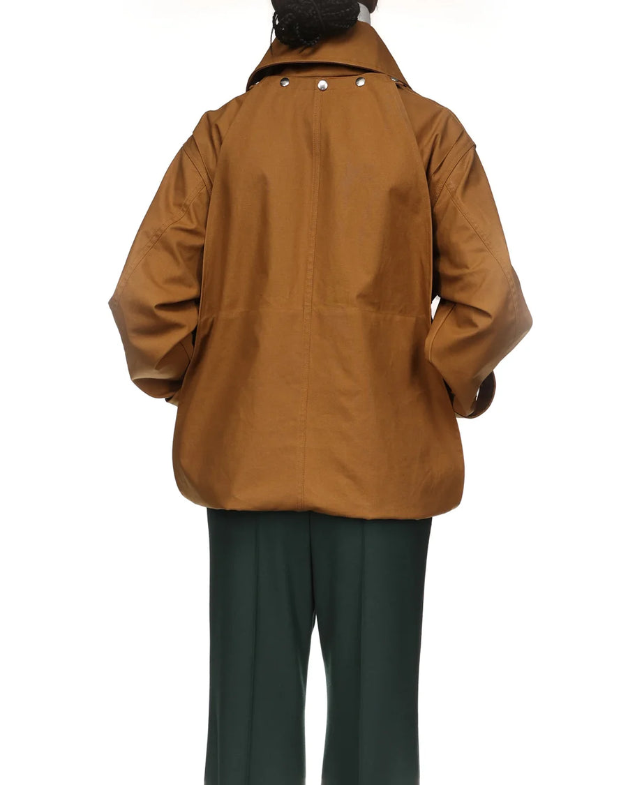 Victoria Beckham Patch Pocket Utility Jacket on figure back