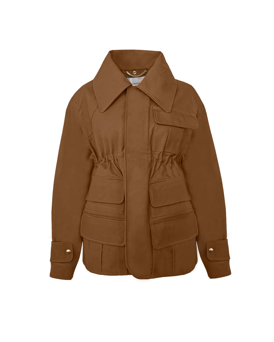 Victoria Beckham Patch Pocket Utility Jacket