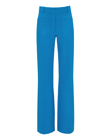 victoria beckham alina trouser blue