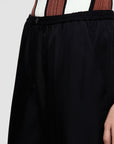 joseph taio trousers black figure detail
