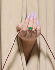 pippa small gala cup ring emerald