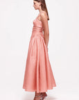 rachel gilbert sophy strap dress pink figure side