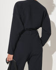 rachel comey sandrini jumpsuit black 97 figure back detail