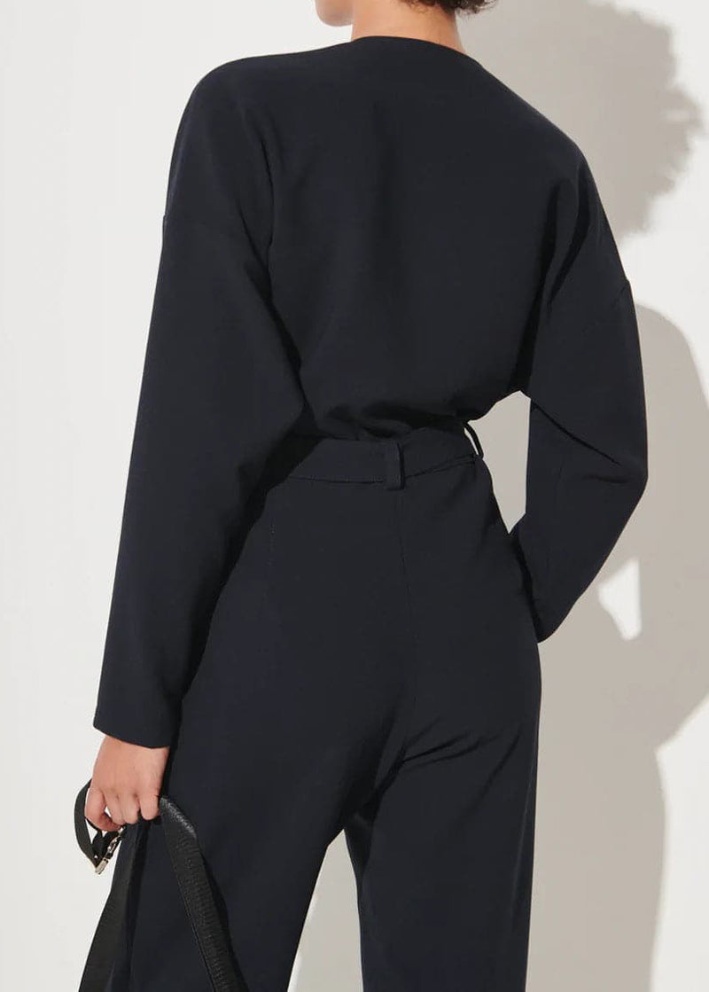 rachel comey sandrini jumpsuit black 97 figure back detail