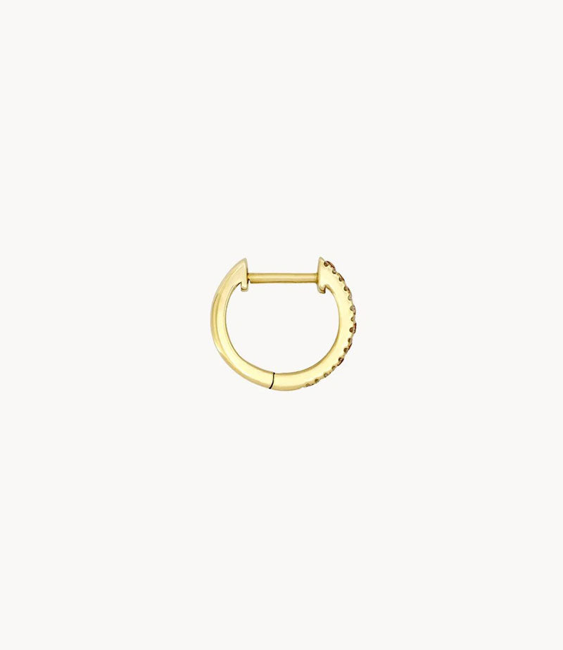 roxanne first lindsey's diamond and yellow sapphire hoop